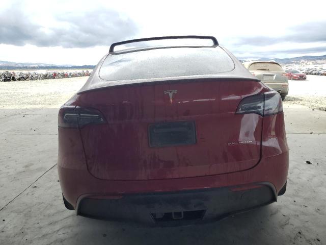 5YJYGDEF8LF027987 - 2020 TESLA MODEL Y RED photo 6