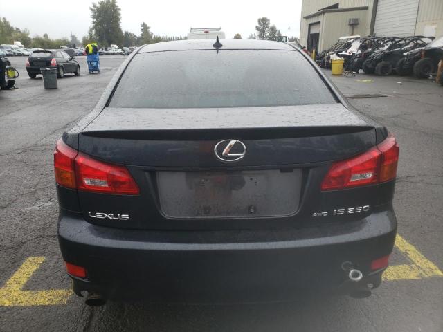 JTHCK262675012371 - 2007 LEXUS IS 250 BLACK photo 6