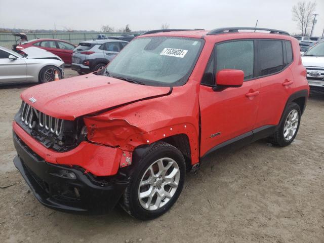 ZACCJABB0JPG89497 - 2018 JEEP RENEGADE LATITUDE RED photo 1