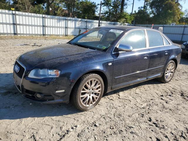 WAUDF78E78A165703 - 2008 AUDI A4 2.0T QUATTRO BLUE photo 1