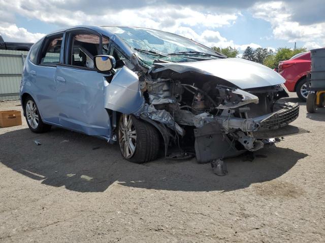 JHMGE88449S068274 - 2009 HONDA FIT SPORT BLUE photo 4