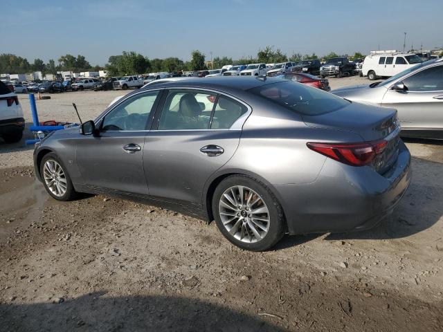 JN1EV7AR2KM593338 - 2019 INFINITI Q50 LUXE GRAY photo 2