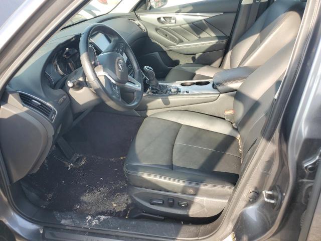 JN1EV7AR2KM593338 - 2019 INFINITI Q50 LUXE GRAY photo 7