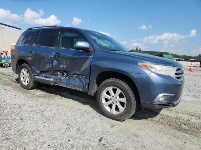 5TDZA3EH9DS045736 - 2013 TOYOTA HIGHLANDER BASE 蓝色 照片 4