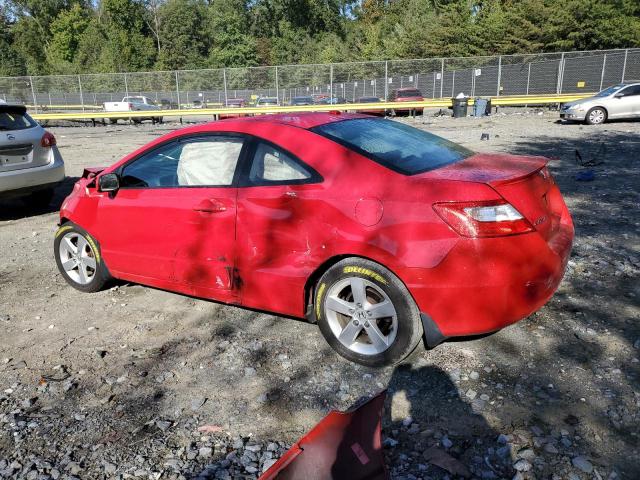 2HGFG12998H564181 - 2008 HONDA CIVIC EXL RED photo 2