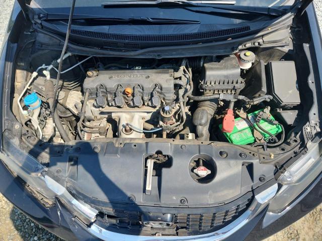 2HGFB2F96EH517555 - 2014 HONDA CIVIC EXL BLACK photo 11