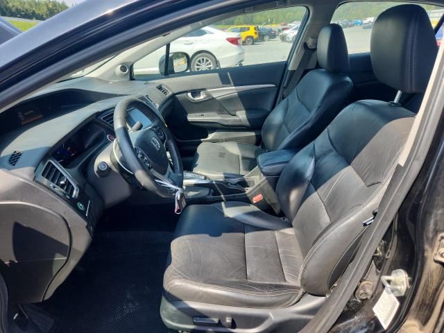2HGFB2F96EH517555 - 2014 HONDA CIVIC EXL BLACK photo 7