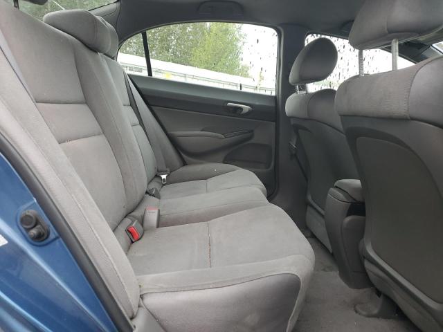 1HGFA16548L020988 - 2008 HONDA CIVIC LX BLUE photo 10