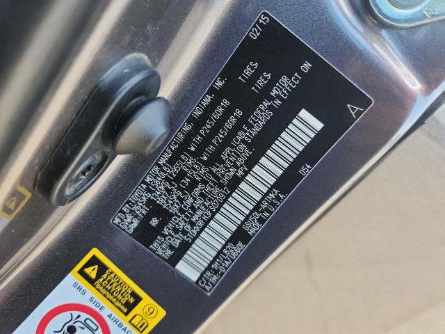 5TDKKRFH3FS070912 - 2015 TOYOTA HIGHLANDER XLE Մոխրագույն լուսանկար 13