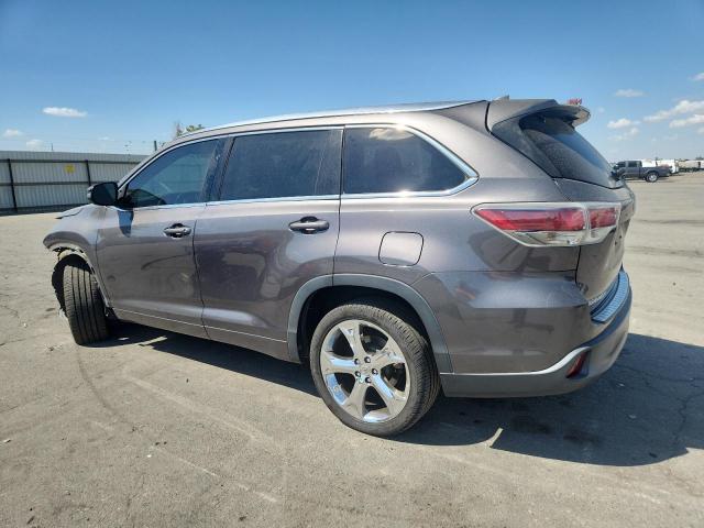 5TDKKRFH3FS070912 - 2015 TOYOTA HIGHLANDER XLE Մոխրագույն լուսանկար 2