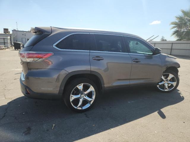 5TDKKRFH3FS070912 - 2015 TOYOTA HIGHLANDER XLE Մոխրագույն լուսանկար 3