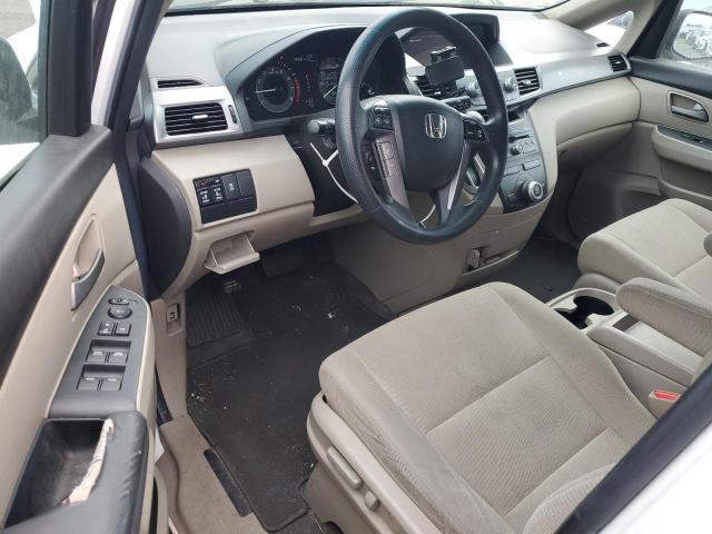5FNRL5H48CB088319 - 2012 HONDA ODYSSEY EX WHITE photo 8