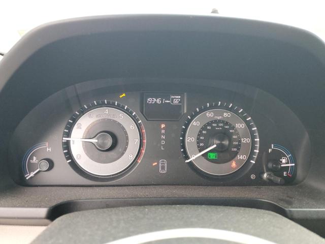 5FNRL5H48CB088319 - 2012 HONDA ODYSSEY EX WHITE photo 9