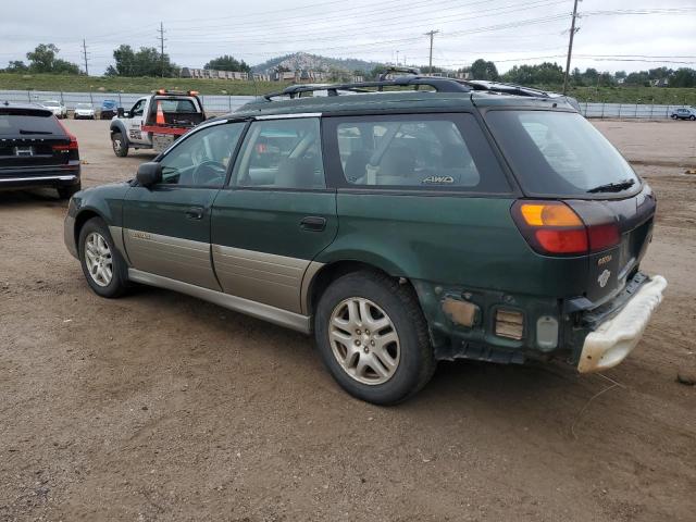 4S3BH6752Y6629676 - 2000 SUBARU LEGACY OUTBACK AWP 绿色 照片 2