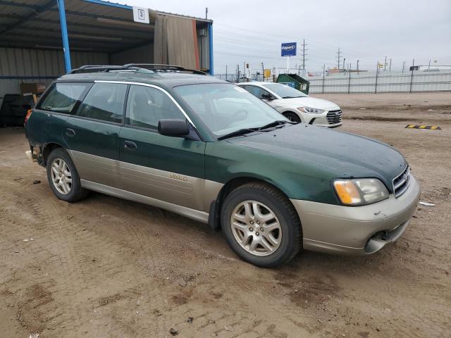 4S3BH6752Y6629676 - 2000 SUBARU LEGACY OUTBACK AWP 绿色 照片 4