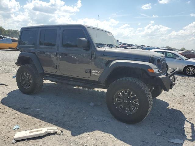 1C4HJXDN2JW249994 - 2018 JEEP WRANGLER UNLIMITED SPORT Grau Foto 4