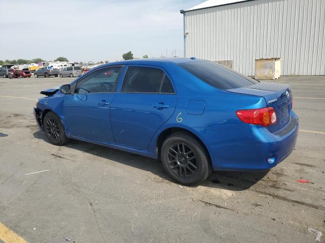 JTDBL40E399066344 - 2009 TOYOTA COROLLA BASE BLUE photo 2