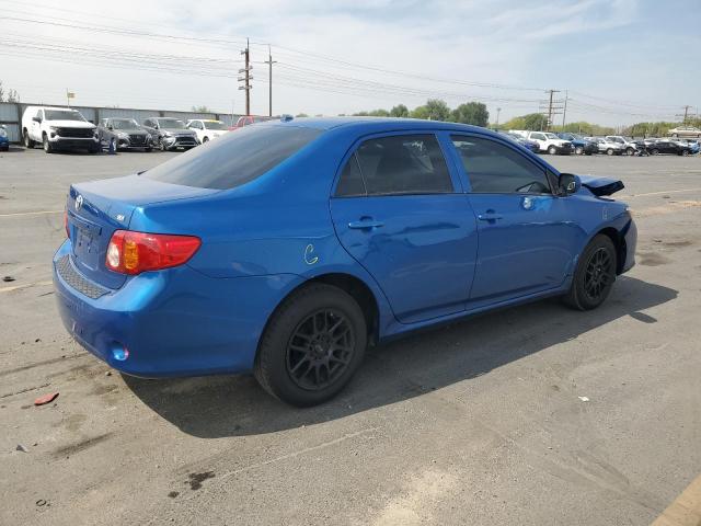 JTDBL40E399066344 - 2009 TOYOTA COROLLA BASE BLUE photo 3