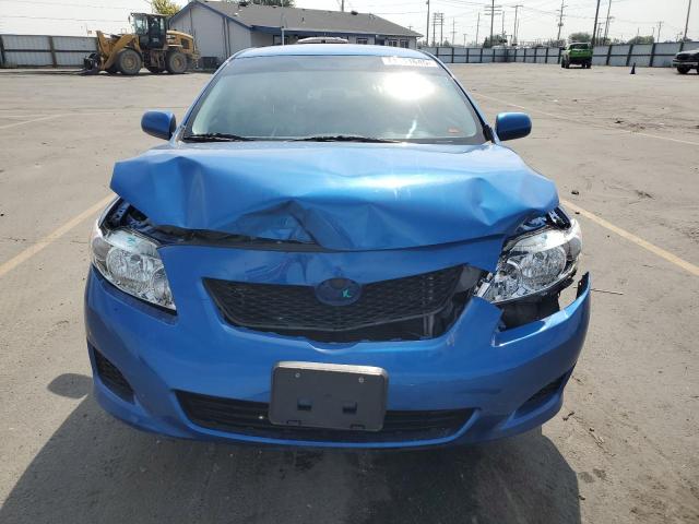 JTDBL40E399066344 - 2009 TOYOTA COROLLA BASE BLUE photo 5