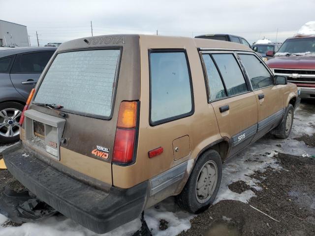 JT2AL35W6E0119682 - 1984 TOYOTA TERCEL SR5 TAN photo 3