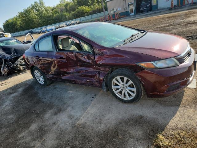 19XFB2F80CE027837 - 2012 HONDA CIVIC EX 红色 照片 4