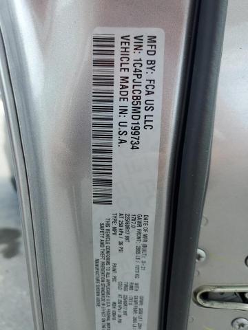 1C4PJLCB5MD199734 - 2021 JEEP CHEROKEE LATITUDE 银色 照片 13