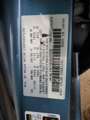 JM1BL1SF1A1241570 - 2010 MAZDA 3 I BLUE photo 12