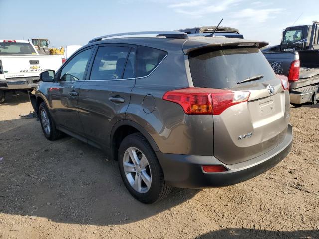 JTMWFREV4ED035223 - 2014 TOYOTA RAV4 XLE TAN photo 2