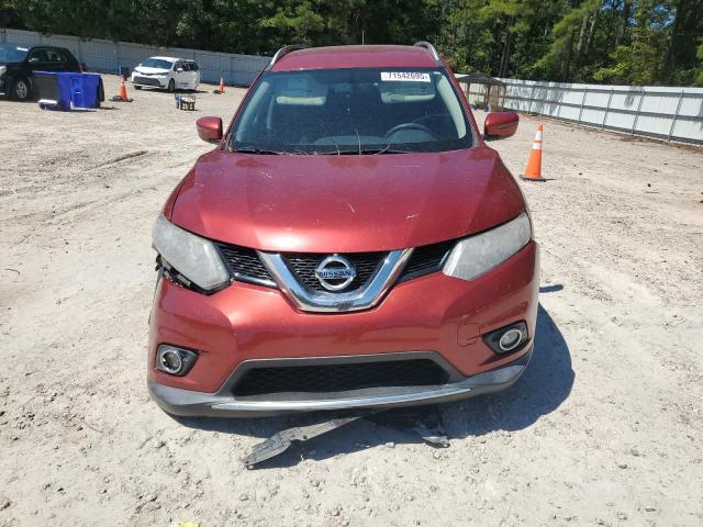 KNMAT2MT0GP615855 - 2016 NISSAN ROGUE S 红色 照片 5