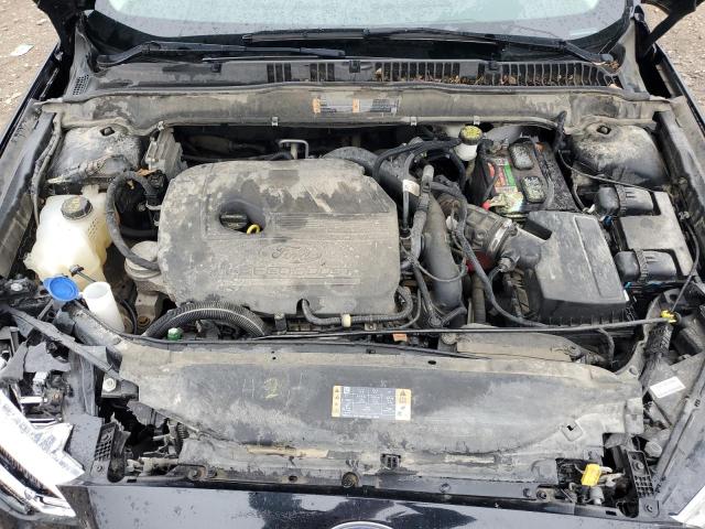 3FA6P0HD7JR159442 - 2018 FORD FUSION SE Чорний фото 11