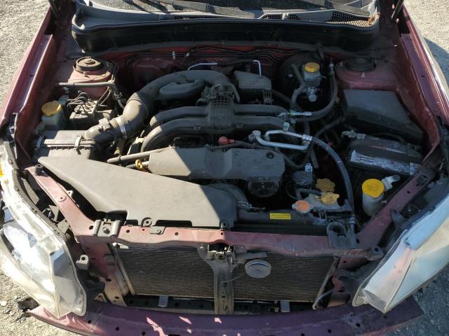 JF2SHADC0BH749818 - 2011 SUBARU FORESTER 2.5X PREMIUM RED photo 12