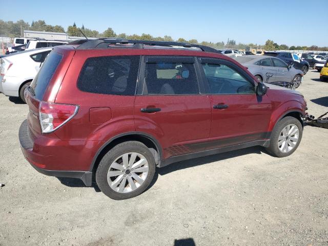 JF2SHADC0BH749818 - 2011 SUBARU FORESTER 2.5X PREMIUM RED photo 3