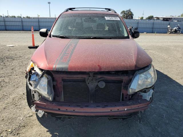 JF2SHADC0BH749818 - 2011 SUBARU FORESTER 2.5X PREMIUM RED photo 5