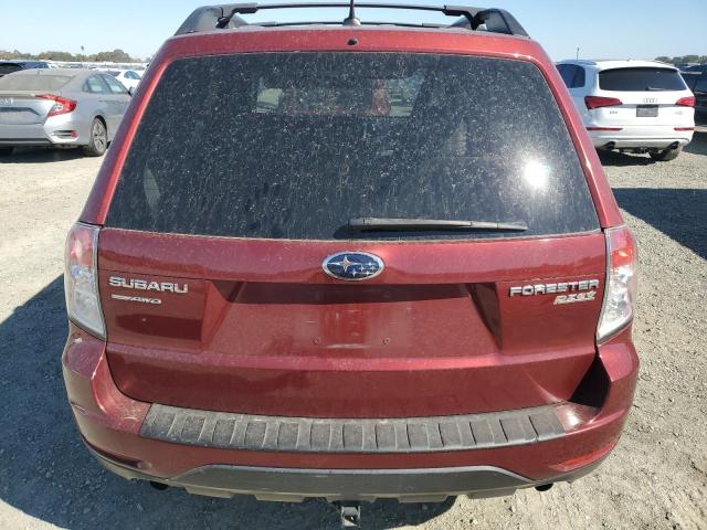 JF2SHADC0BH749818 - 2011 SUBARU FORESTER 2.5X PREMIUM RED photo 6
