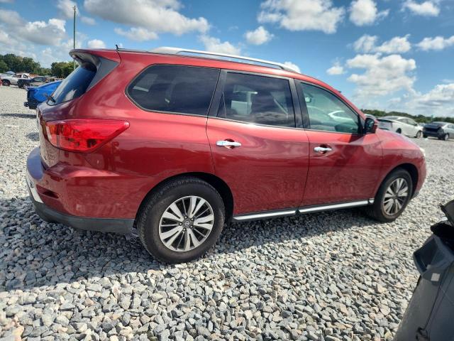 5N1DR2MN8HC670605 - 2017 NISSAN PATHFINDER S RED photo 3