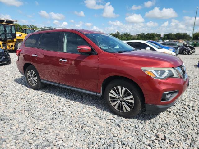 5N1DR2MN8HC670605 - 2017 NISSAN PATHFINDER S RED photo 4
