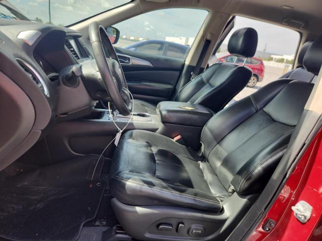5N1DR2MN8HC670605 - 2017 NISSAN PATHFINDER S RED photo 7