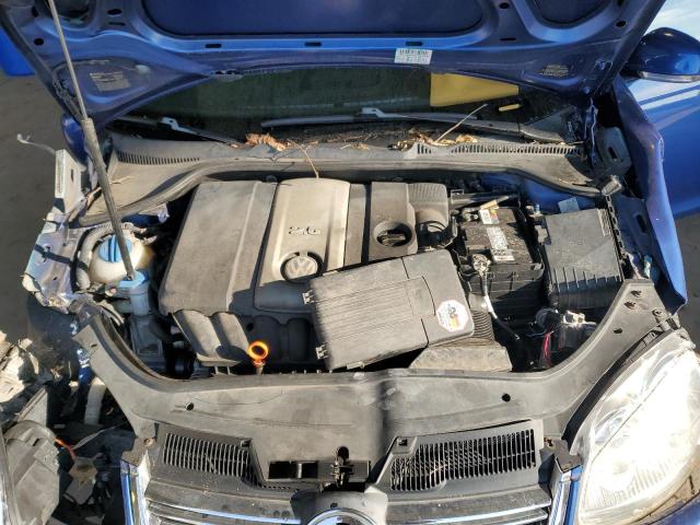 3VWJZ71K48M021491 - 2008 VOLKSWAGEN JETTA S BLUE photo 11