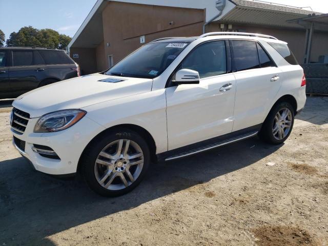 4JGDA5HB6DA123556 - 2013 MERCEDES-BENZ ML 350 4MATIC WHITE photo 1
