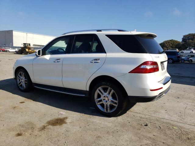 4JGDA5HB6DA123556 - 2013 MERCEDES-BENZ ML 350 4MATIC WHITE photo 2