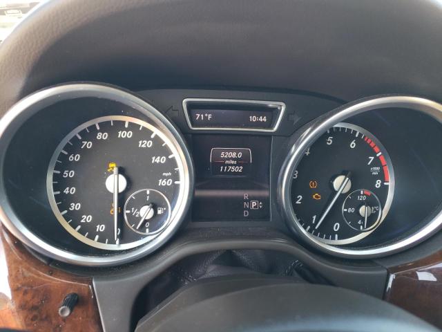 4JGDA5HB6DA123556 - 2013 MERCEDES-BENZ ML 350 4MATIC WHITE photo 9