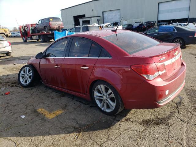 1G1PH5SC8C7405488 - 2012 CHEVROLET CAVALIER LTZ RED photo 2