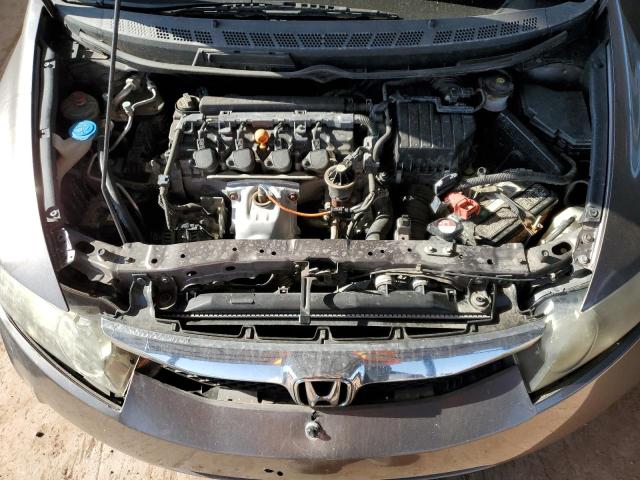1HGFA16549L028283 - 2009 HONDA CIVIC LX GRAY photo 11
