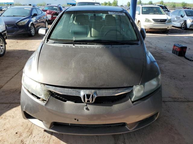 1HGFA16549L028283 - 2009 HONDA CIVIC LX GRAY photo 5