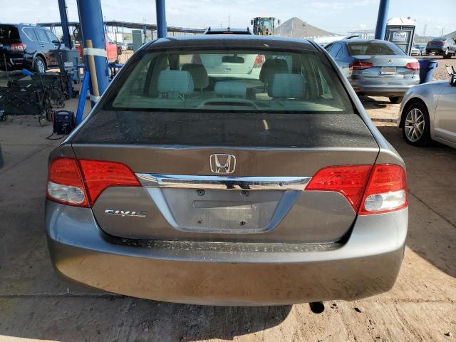 1HGFA16549L028283 - 2009 HONDA CIVIC LX GRAY photo 6