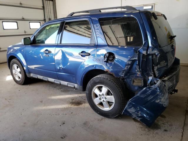 1FMCU03148KE38120 - 2008 FORD ESCAPE XLT BLUE photo 2