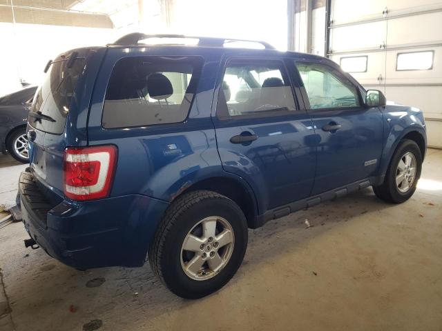 1FMCU03148KE38120 - 2008 FORD ESCAPE XLT BLUE photo 3