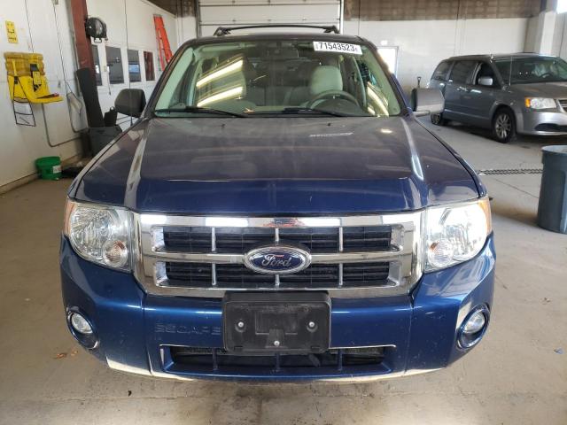 1FMCU03148KE38120 - 2008 FORD ESCAPE XLT BLUE photo 5