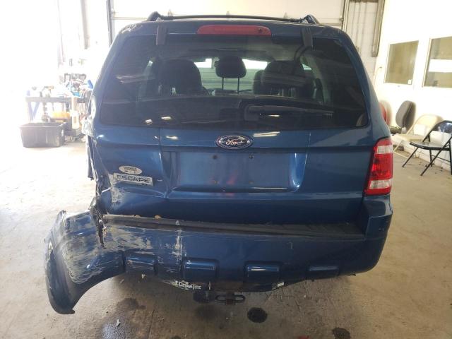 1FMCU03148KE38120 - 2008 FORD ESCAPE XLT BLUE photo 6