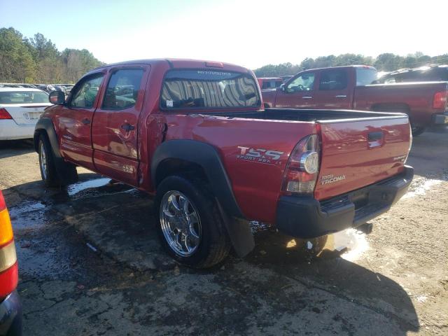 5TFJU4GN1BX010547 - 2011 TOYOTA TACOMA DOUBLE CAB PRERUNNER RED photo 2